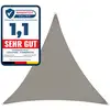 Image de Voile D'ombrage, Hydrofuge, Gris 5 X 5 X 5 M - Floordirekt