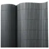 Image de Canisse PVC Brise Vue Paravent de Jardin Piscines Palissade en PVC Résistant aux UV IntempériesGris 200 x 300 cm