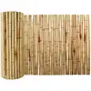 Image de Canisse Bambous Ronds,paravent, Diamètre Ø 26 Mm,3 Tailles,3 Couleurs, Nature, 100 X 250 Cm