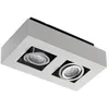 Image de Arcchio Spot Vince à intensité variable (Moderne) en Blanc Aluminium e. a. pour Couloir (à 2 lampes GU10) Plafonnier lampe