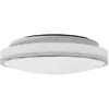 Image de LED Plafonnier Salle De Bain Lyss (Moderne) en Blanc Verre e. a. pour de bain (1 lampeà) WC Luminaire Lampe Plafond Eclerage