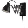 Image de Lindby Applique Murale Merle (Moderne) en Noir Métal e. a. pour Chambre à coucher (1 lampeà E14) Lampe Eclairage Luminaire Mural
