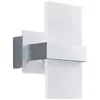 Image de Applique murale ampoules LED - Lindby - lampe murale - - blanc satiné aluminium brossé