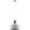 Image de Suspension - Lindby - lampe suspendue - - blanc bois