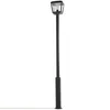 Image de Lucande Lampadaire extérieur Dunia à intensité variable (Moderne) en Noir Aluminium (1 lampeà E27) Candélabre luminaire