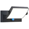 Image de LED Applique Murale Solaire Sherin (Moderne) en Noir Aluminium (1 lampeà) Lampe Borne Lumineuse Exterieur Eclairage Jardin