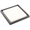 Image de Plafonnier extérieur ampoules LED - Lucande - luminaire de plafond extérieur - - 34 x 34 x 5 cm - gris foncé blanc