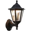 Image de LED Applique extérieure Iavo (Antique Classic) en Noir (1 lampe à) pour mur extérieur/façade de maison terrasse und balcon