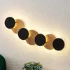 Image de Lindby applique LED pour salon et salle à manger Grazyna en métal noir 9624616