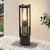 Image de Lucande luminaire extérieur à intensité variable Brienne en aluminium gris 9616166