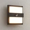 Image de Lucande applique extérieure LED Gylfi en aluminium gris 9619232