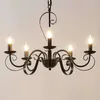 Image de Lindby lustre à intensité variable pour salon et salle à manger Shervan en métal marron 9639190