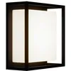 Image de LED Applique Exterieur Ilirian (Moderne) en Noir Aluminium (1 lampeà) Murale Luminaire Lampe Jardin Eclairage d'exterieur
