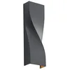 Image de LED Applique Exterieur Tibelya (Moderne) en Noir Aluminium (1 lampeà) Murale Luminaire Lampe Jardin Eclairage d'exterieur