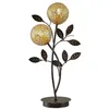 Image de Lucande Lampe à poser Evory (Florentin) en Noir Métal e. a. pour Salon & Salle manger (à 2 lampes G9) florentine