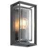 Image de Arcchio Applique Exterieur Ismera à intensité variable (Moderne) en Noir Aluminium (1 lampeà E27) Murale Luminaire Lampe Jardin