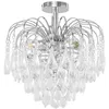 Image de Lindby Plafonnier Silino à intensité variable (Moderne) en Argent Métal e. a. pour Salon & Salle manger (à 3 lampes E14) Luminaire