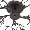 Image de Lindby Plafonnier Bigna à intensité variable (Moderne) en Marron Métal e. a. pour Salon & Salle manger (à 10 lampes G9) Luminaire