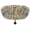 Image de Plafonnier semi-encastré - Basfor - Doré antique - 3 lumières - E14 - Vintage