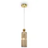 Image de Plafonnier suspendu - Maytoni - Antic - Doré - Verre cognac - Design contemporain