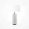 Image de Maytoni muse lampe de table moderne avec abat-jour rond chrome e27