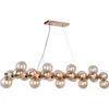 Image de Lustre - Maytoni - Moderne - Armature en Métal Or - Abat-jours en Verre - 25 Ampoules G9
