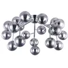 Image de Plafonnier Maytoni - Style moderne - Loft - Métal couleur chrome - Verre - 20 ampoules - excl. G9 28W