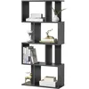 Image de Bibliothèque Almeira 130 X 60 X 24 Cm Gris Foncé [en.casa]