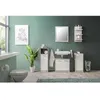 Image de Ensemble De Salle De Bain Madeira - Coloris Béton Structuré - 1 Meuble Lavabo + 1 Étagere + 1 Petite Commode + 1 Commode