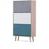 Image de Armoire A Chaussures C-uba 42 Chene Sonoma Et Tricolore