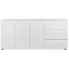Image de Buffet 3 portes 3 tiroirs et 2 étagères - l178,5 x h80 cm