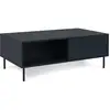 Image de Table Basse - Caracas 55a - Bleu Marine - 2 Tiroirs, 2 Niches - 110 X 40 X 60 Cm