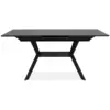 Image de Table à manger extensible de 160 à 200 cm effet ardoise haro