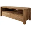 Image de Meuble TV 125x45 Palissandre huilé Gris taupe BUENO N° 2002