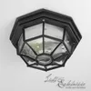 Image de Plafonnier extérieur - Chengsun - Milano - Noir - 60W - IP54 - Aluminium