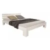 Image de Lit double en bois 120 x 200 cm blanc