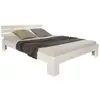 Image de Lit Homestyle4u 120x200 Blanc Bois De Chêne Massif