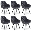 Image de Chaise De Salle À Manger Lot 6 Chaises Gris