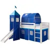 Image de Lit Toboggan Avec Tour - Couleur Bleu