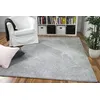 Image de Tapis - SNAPSTYLE - Mona - Velours - Gris argent - 100x100 cm - 17 tailles disponibles