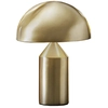 Image de OLUCE lampe de table ATOLLO PETITE (Exteur or, inteur blanc - Métal)