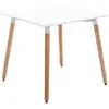 Image de Table de cuisine viborg , blanc /80 cm