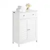 Image de Sobuy Frg238-w Armoire De Rangement De Salle De Bain