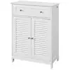Image de Meuble bas de salle de bain armoire toilette buffet commode   blanc frg238-w sobuy®
