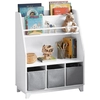 Image de Sobuy Kmb34-w Armoire De Rangement Pour Enfant Coffre