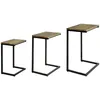 Image de SoBuy Tables Basses FBT102-F Gigognes - Lot de 3 - Style Industriel