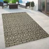 Image de Paco Home Tapis Ethnique Extérieur Beige Motif Oriental Balcon Terrasse Résistant Crème 60x100 cm