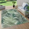 Image de Tapis - PACO HOME - Motif Palmiers - 140x200 cm - Extérieur - Moderne