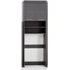 Image de Meuble Machine A Laver Amanda - 2 Portes - L63 X P24 X H187 Cm - Gris - Trendteam
