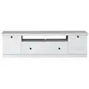 Image de Meuble Tv Blanc 3 Portes Style Campagnard Moderne Valex 177cm